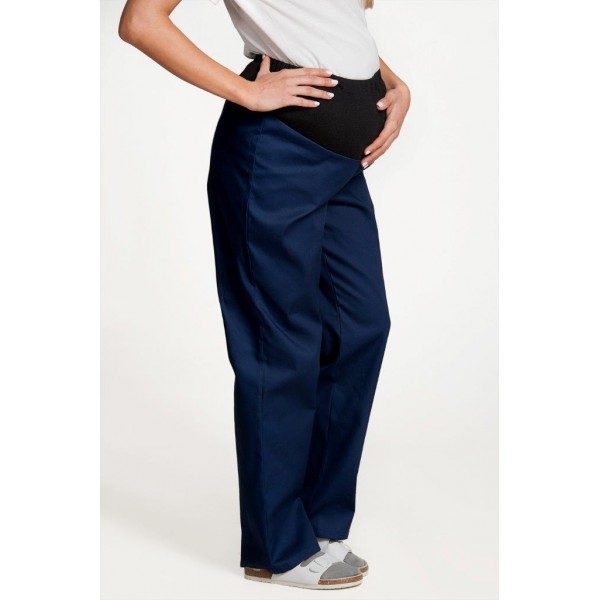 Maternity Trousers Navy Blue